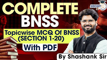 AIBE 19 Most Important Questions | TopicWise MCQ Of BNSS | By Shashank Sir