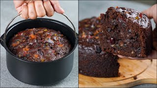 Chocolate Fruits Cake Recipe | Chocolate Fruits & Nuts Cake | Christmas Special Recipe | N'Oven screenshot 1