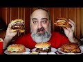 ОБЖОР и ВЫЗОВ!!! СРАВНЕНИЕ САМЫХ БОЛЬШИХ БУРГЕРОВ из KFC, McDonald's и BK!!! | Жру.ру#216 | АСМР