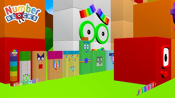 New Meta Numberblocks Standing Tall 1 - 100 MILLION vs 7 - 70 MILLION - Learn to Count Big Numbers!