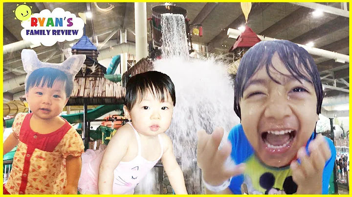 Twin baby's first vacation at Great Wolf Lodge Ind...