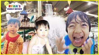 Twin Babys First Vacation At Great Wolf Lodge Indoor Waterpark Playground For Kids Hotel Room Tour