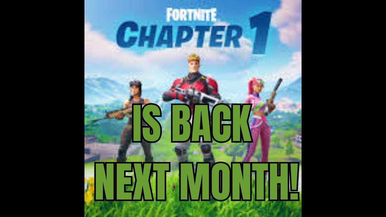 Fortnite Chapter 1 is BACK! - YouTube