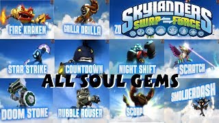 Skylanders Swap Force All Soul Gem Previews 1080P HD