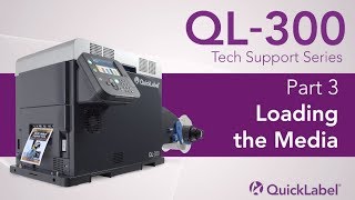 QL-300 Tech Support: Loading the Media - YouTube
