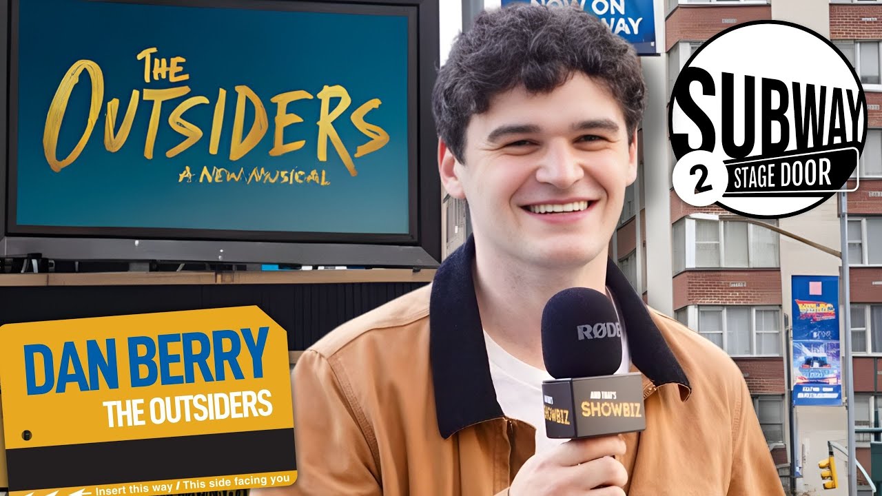 Дэн Берри из THE OUTSIDERS разговаривает с нами и провожает на работу | SUBWAY 2 STAGE DOOR