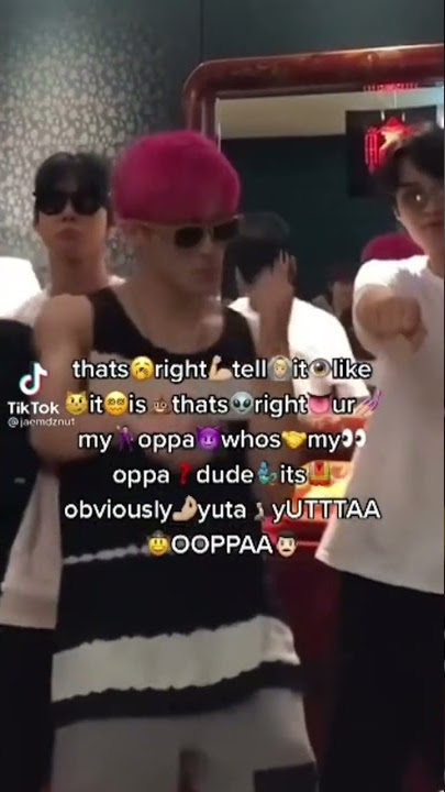 [NCT] Mark who is your Oppa? its obviously YUTA