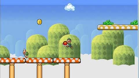 Super Mario Bros X Level Mushroom Sky