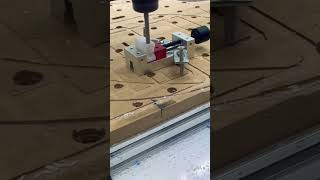 Multiple setup CNC Delrin Part Fusion360 Ultimate Bee, links in comments #cnc #diycnc #cncrouter