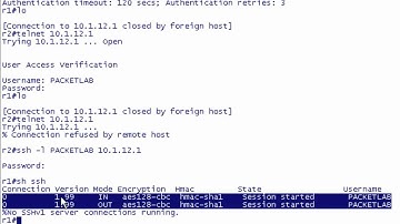 Configuring Secure Shell (SSH) On Cisco Devices Lab - Part 2