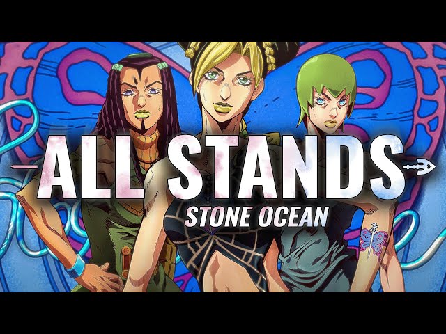 ALL STANDS IN STONE OCEAN 