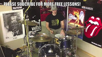 Drum Lesson #120 - Inverted Paradiddle Drum Fill Ideas