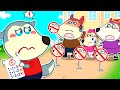 Baby wolf go away  oh no baby wolf is a bad student  cartoons for kids  mommywolf