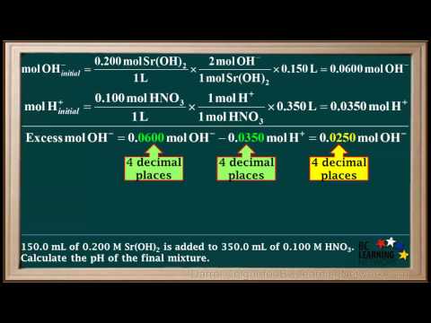 WCLN - SA SB Mixture Calculations Example 1 - Chemistry