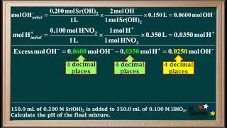 WCLN - SA SB Mixture Calculations Example 1 - Chemistry