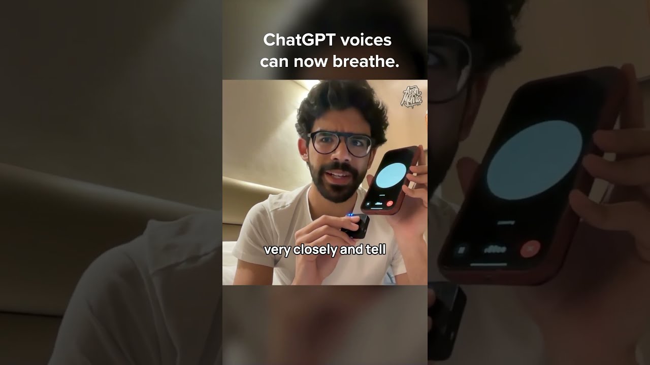 ChatGPT Voices Can Now BREATHE Realistic AI On Phone Ai Ailearning Openai Chatgpt