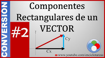 Calcular las Componentes de un Vector -Ejercicio Resuelto No.2