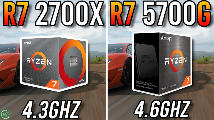 So sánh ryzen 7 2700x vs ryzen 7 2700 năm 2024