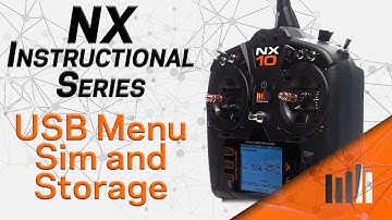 NX Instructional Series - How to use the USB port for Simulators and Storage