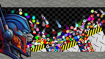 Escape From Transformers - Survival Marble Race