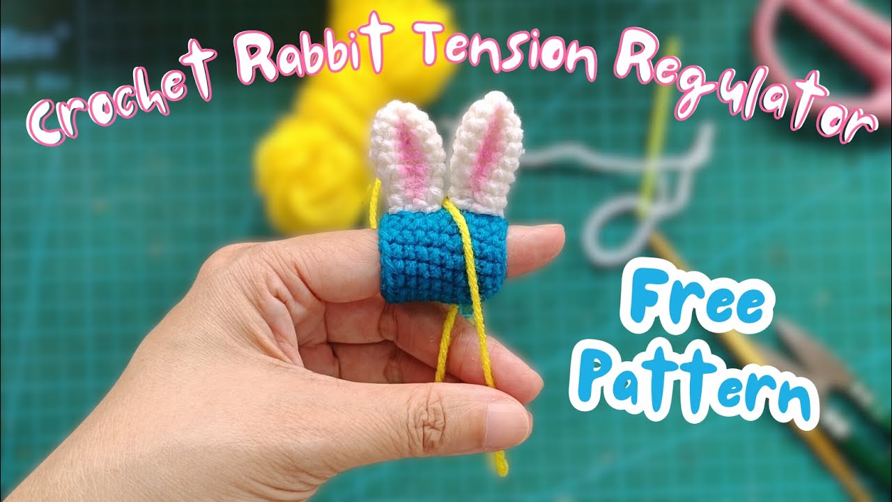 Valvating Rabbit Crochet Crochet Rabbit Tension Regulator/Chochet Cute Rabbit/ โคร์เชต์ถัก ...