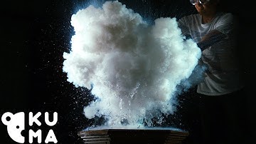 What Happens When You Mix  Liquid Nitrogen and Boiling Water? Making Instant Clouds in Slow Motion!