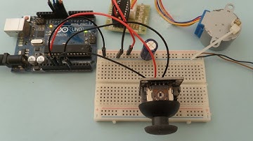 Stepper motor control with Arduino and joystick