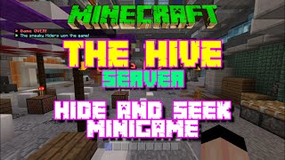 THE HIVE SERVER | HIDE AND SEEK MINIGAME | MINECRAFT BEDROCK screenshot 4