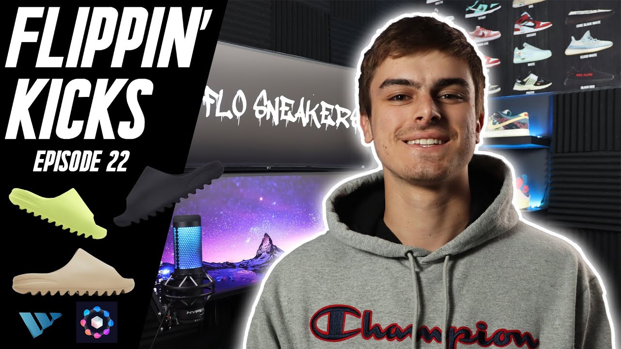 Yeezy Slides LIVE COP | Onyx, Pure, and Green Glow | Flippin' Kicks Episode 22 | Sneaker Botting