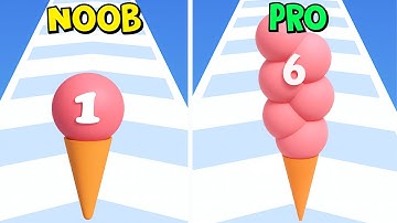 🎯 Ice Cream Rush 🍦 – Epic NOOB vs PRO vs HACKER Battle! Full Walkthrough EP001