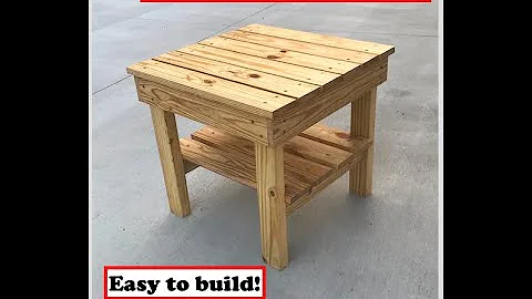 DIY Outdoor Patio Table Build (Build Plans Available)