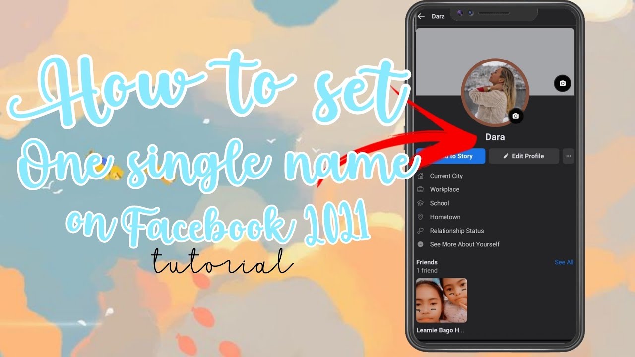 How to Set Single Name on Facebook 2021 tutorial | Only Dara 🌼 - YouTube