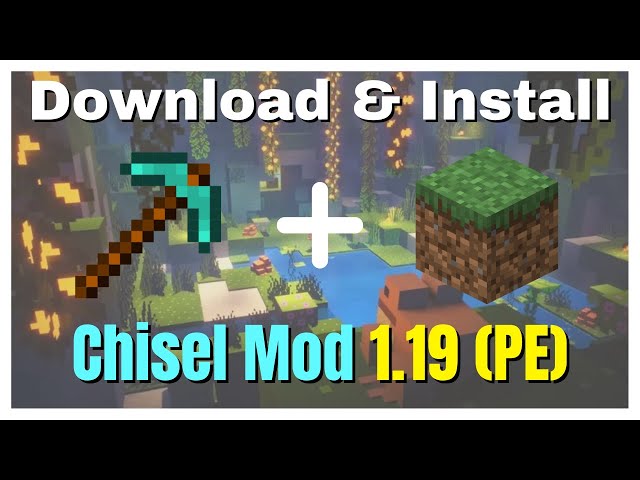 chiseled me mod available for MCPE/MCBE 