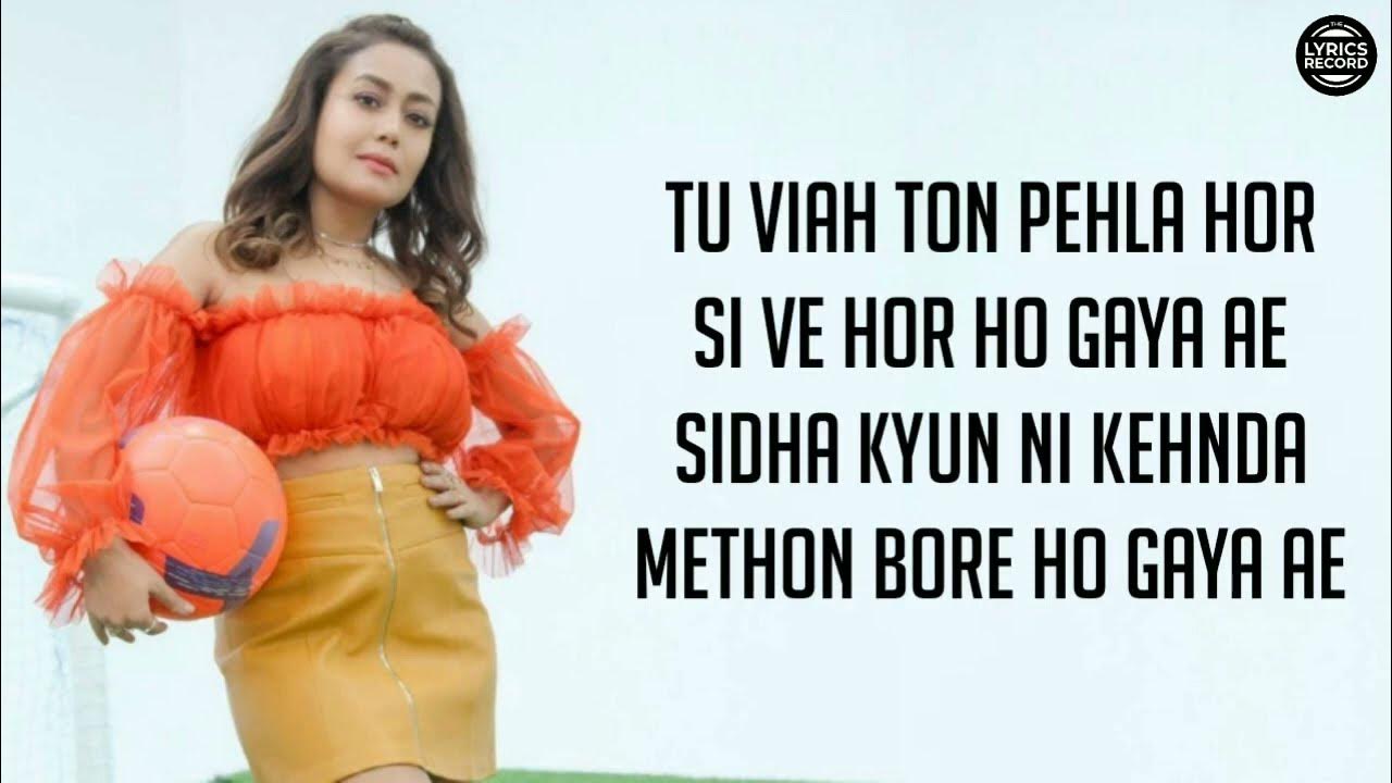 Khad Tainu Main Dassa Lyrics Neha Kakkar Rohanpreet Singh Youtube 