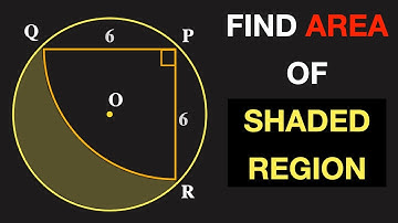 Find Area of Shaded Region - Easy Solution to Complex Geometry Problem