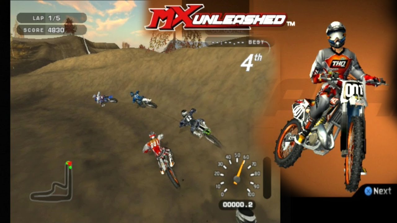 Motocross Game Lot Playstation 2 PS2 MX Unleashed MX Ricky Carmichael  Tested