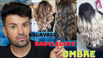 ¿Es mejor el balayage que las mechas?