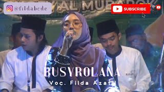 BUSYROLANA (Rebana Version) - Cover by Filda Azatil || New Al Fata Semarang