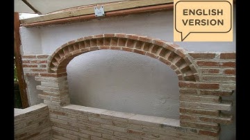 How to build an elliptical arch with uncoated bricks, second and last part nº 215