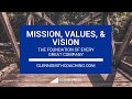 Mission, Vision & Values: The Foundation of Every Great Company
