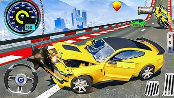 Mega Ramp Car Crash Simulator 3D - Mega GT Car Crash Simulator - Android Gameplay