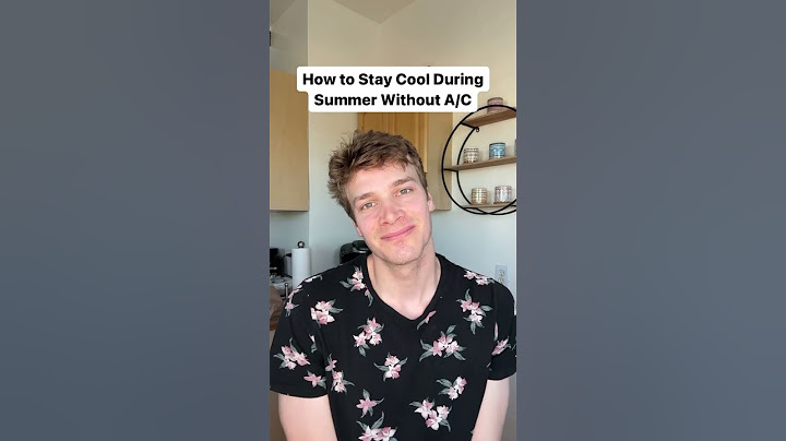 How to Stay Cool During Summer Without A/C?