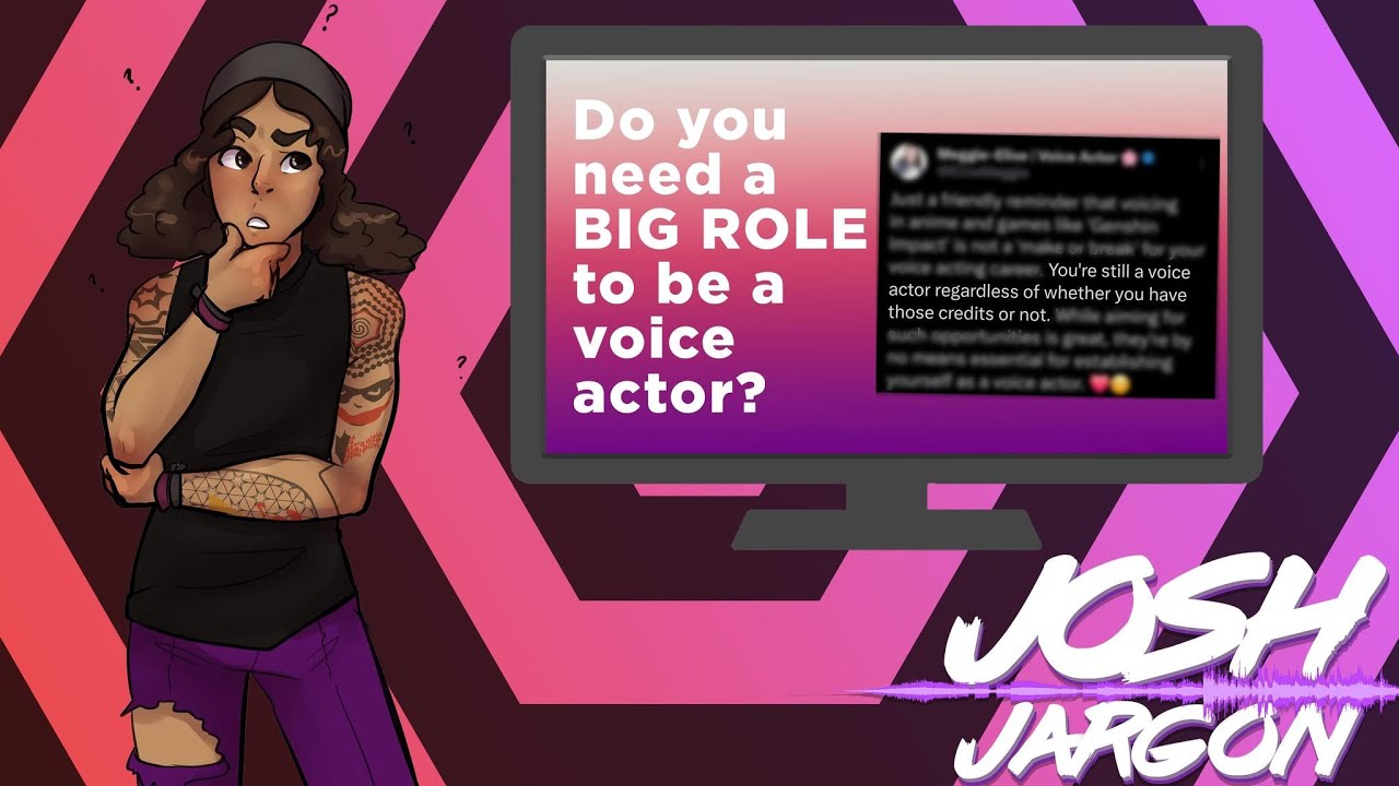 Do you need a "BIG ROLE" to be a voice actor? - YouTube