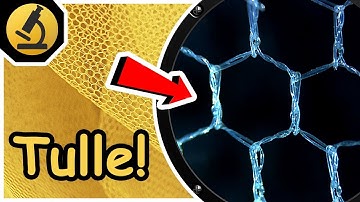 Tulle Fabric Under the Microscope [1080p Full HD]