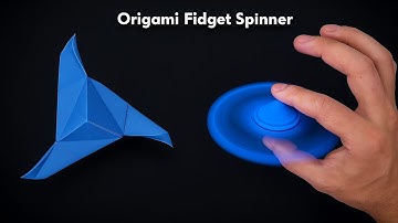 Create a Paper Fidget Spinner Origami