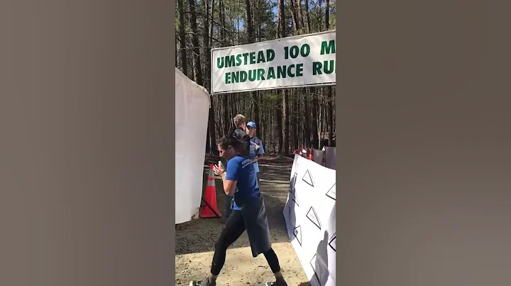 Nestor finishes the 2017 Umstead 100 Mile Enduranc...