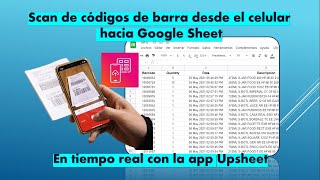 Scan de código de barras desde el celular a Google Sheet