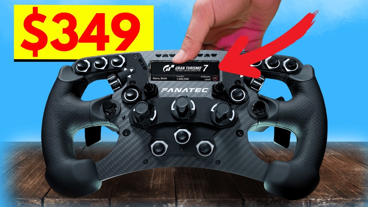 FANATEC NEW ClubSport Formula V3 Wheel It