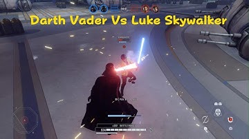 Darth Vader Vs Luke Skywalker  Duel PS5 Gameplay  STAR WARS Battlefront II