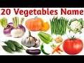 Vegetables Name in English | Learn Vegetables for Kids | Toddler &amp; Preschool Educational Video